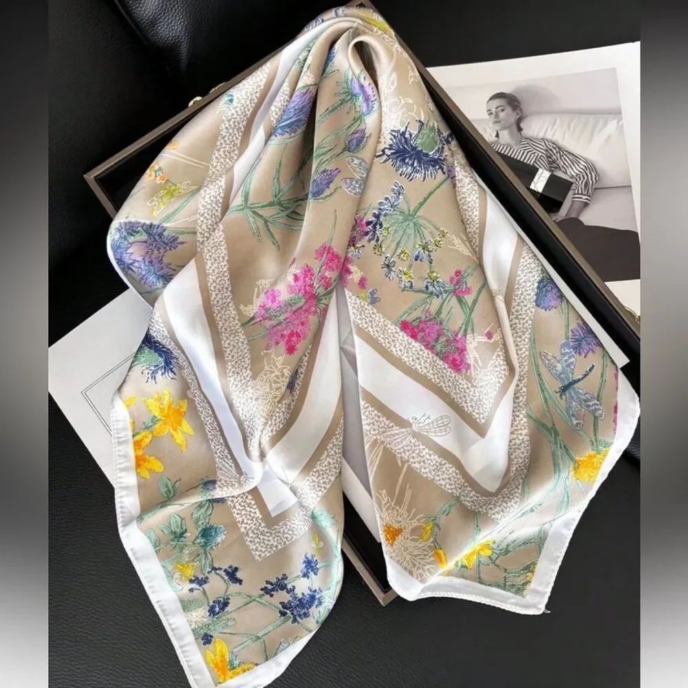 Elegant Floral Scarf S3